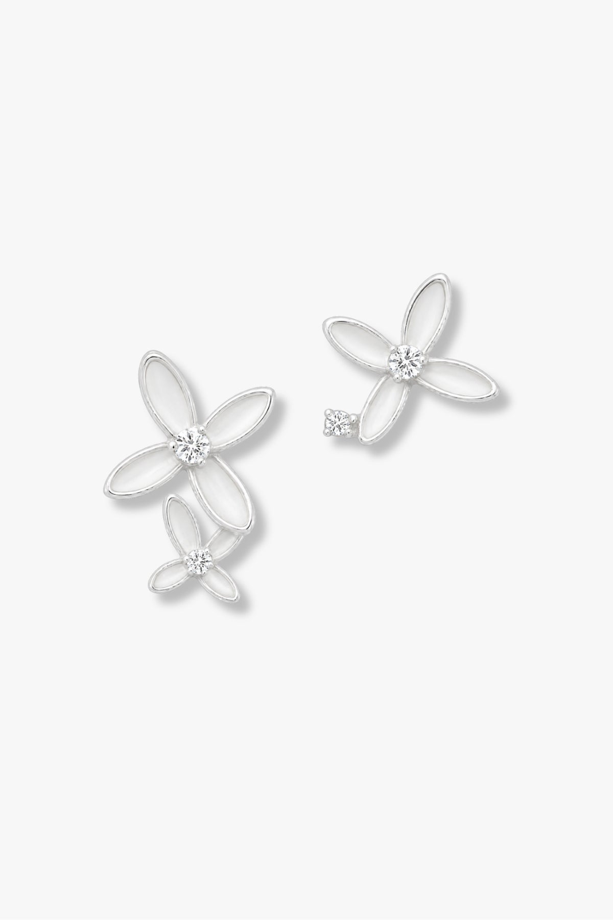 Pendientes Annecy de plata 925 con zirconitas
