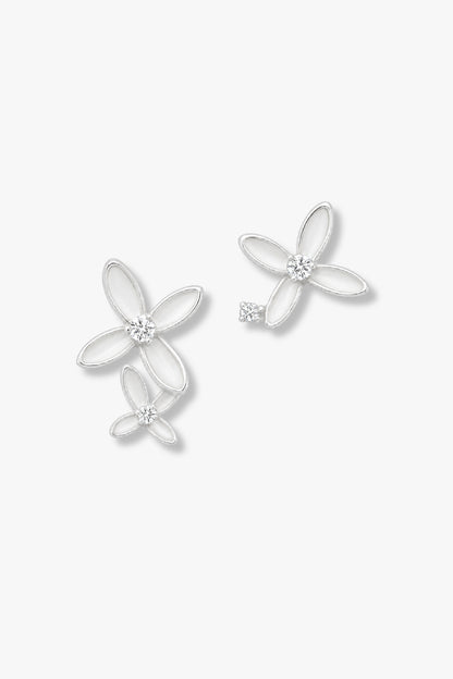 Pendientes Annecy de plata 925 con zirconitas