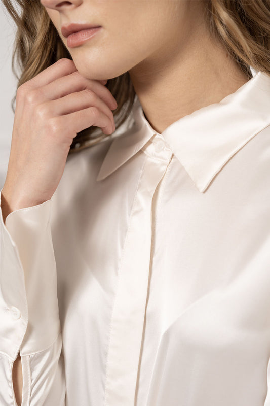 Camisa Lyon de tejido de Raso