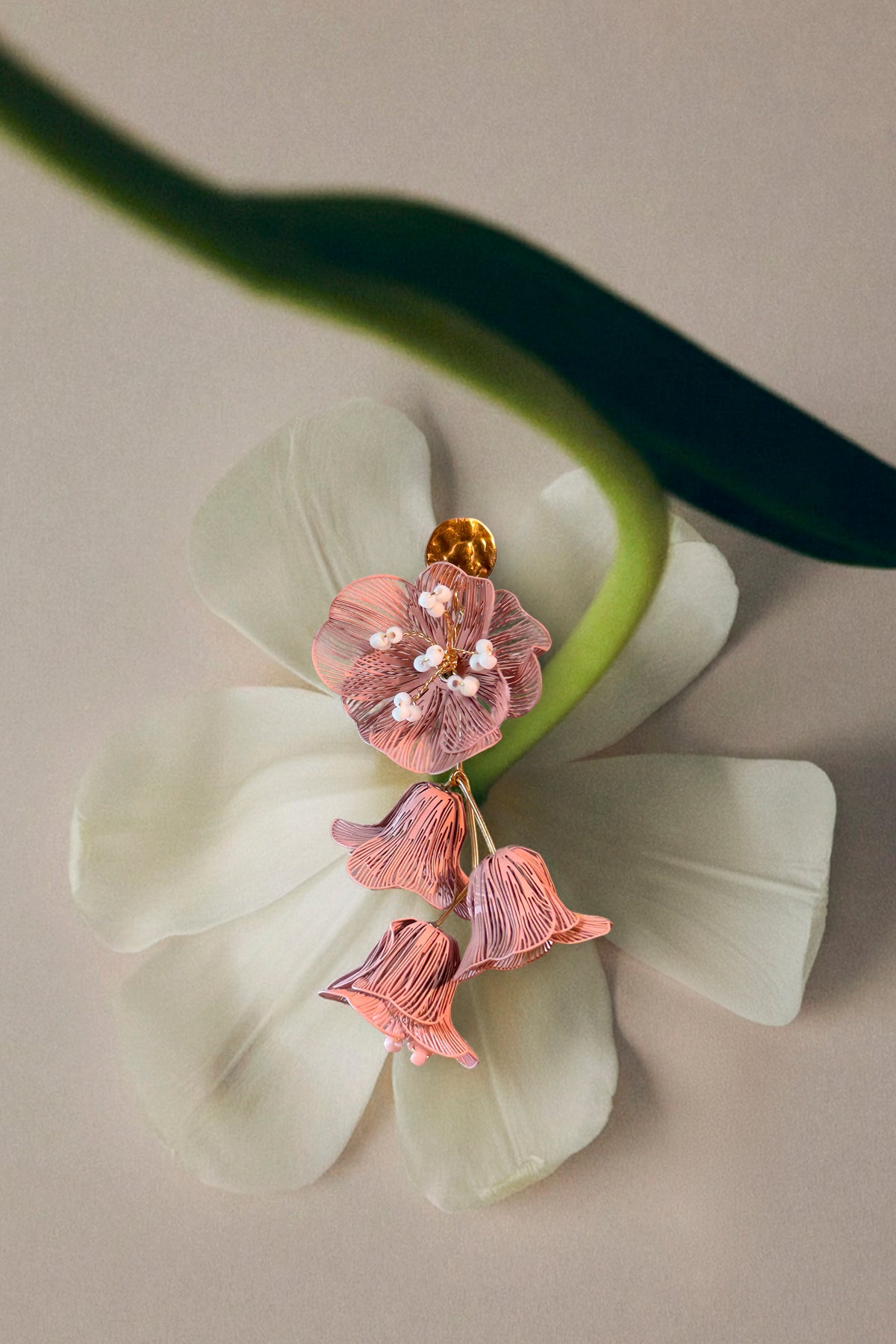 Pendientes Azores Rosa