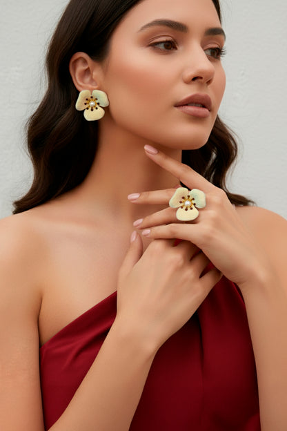 pendientes everest anillo