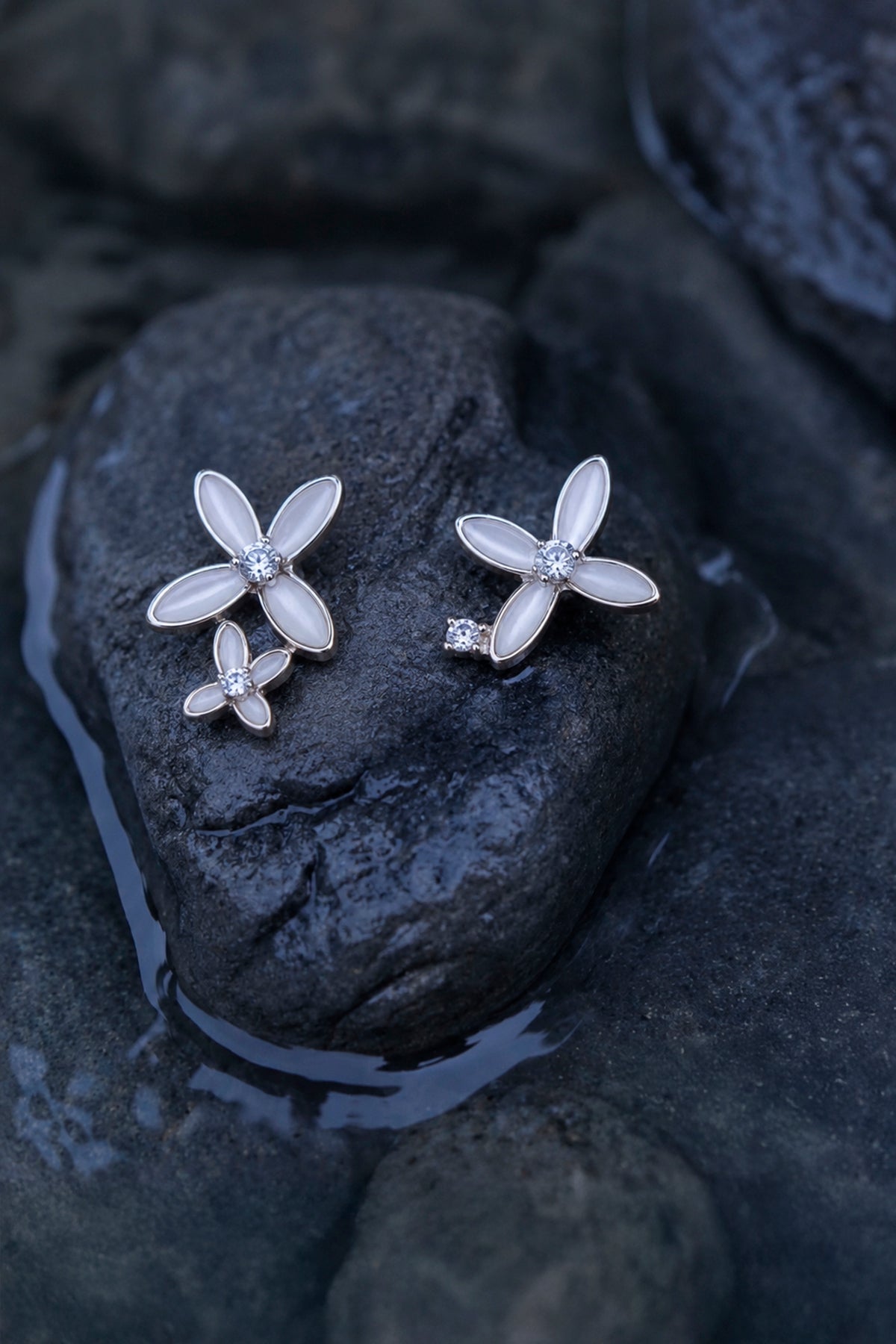 Pendientes Annecy plata 925 con zirconitas