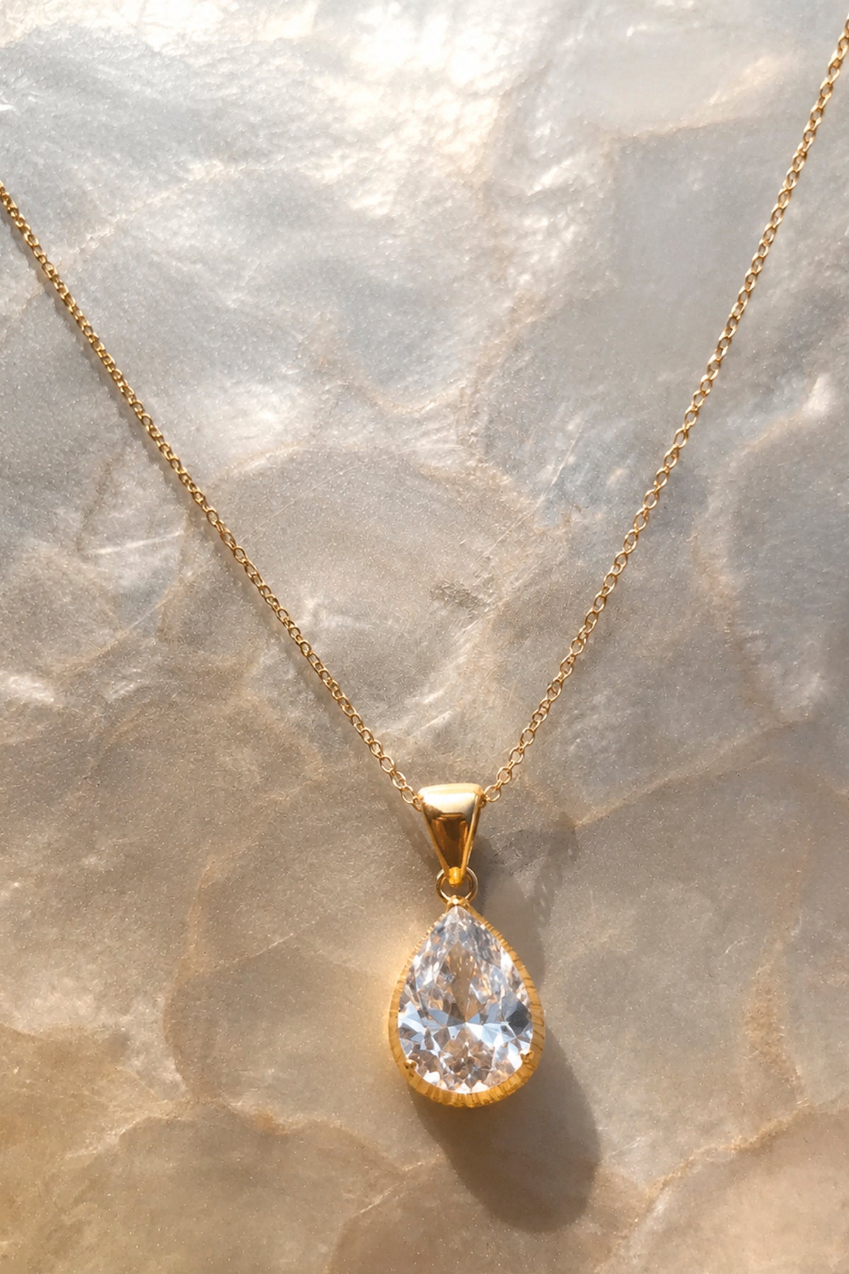 Collar Montecarlo Zirconita Baño de Oro